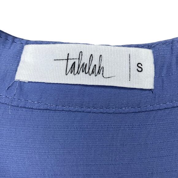 Talulah Sonoma Sundress High-Low Sleeveless Blue Size Small - Picture 3 of 5